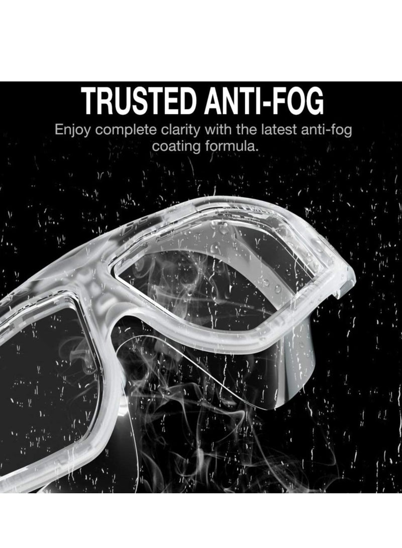 SYOSI Swim Mask Wide View Swimming Mask Goggles Anti-fog Waterproof Diving Goggles for Adults Men Women Spearfishing Snorkeling Swimming  - Image 2