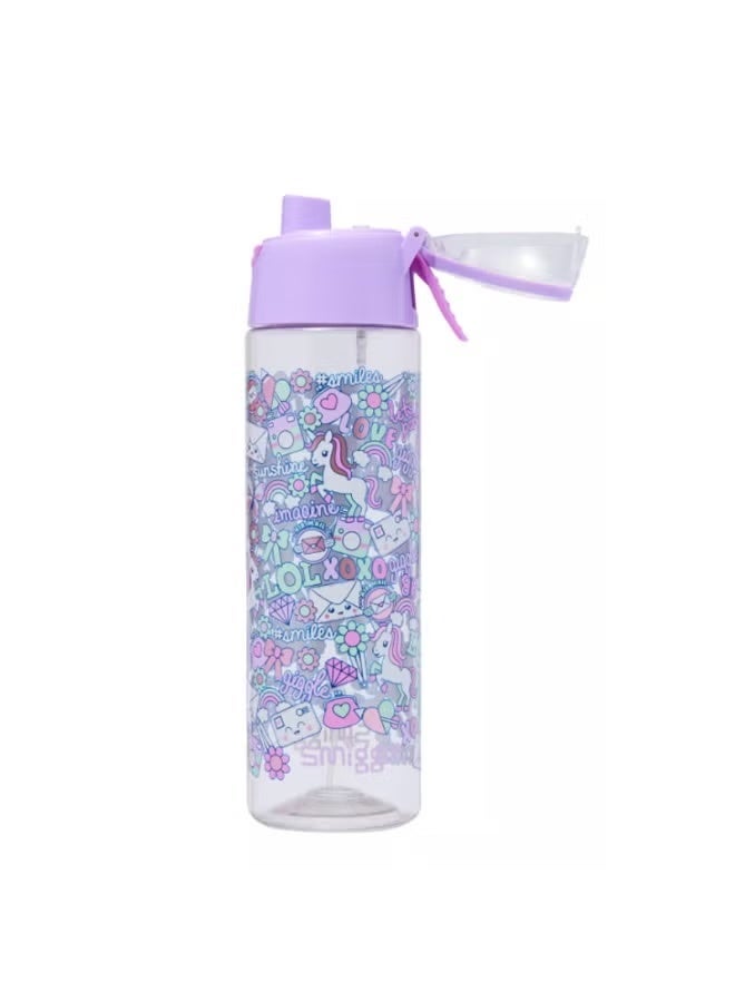 Smiggle Spray Water Bottle Cartoon Portable Mug Large Capacity 750ml - Image 2