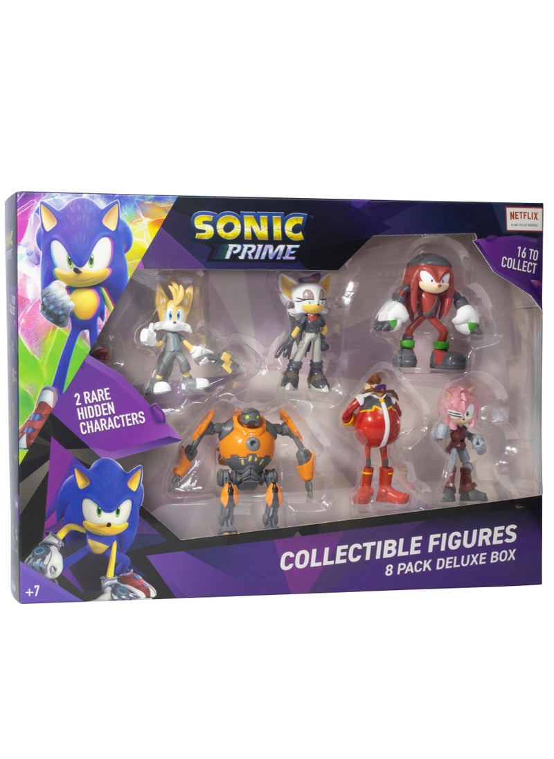 SONIC - Sonic Figures 8 Pack Deluxe Box  with 2 Rare Suprise Figure - Image 1