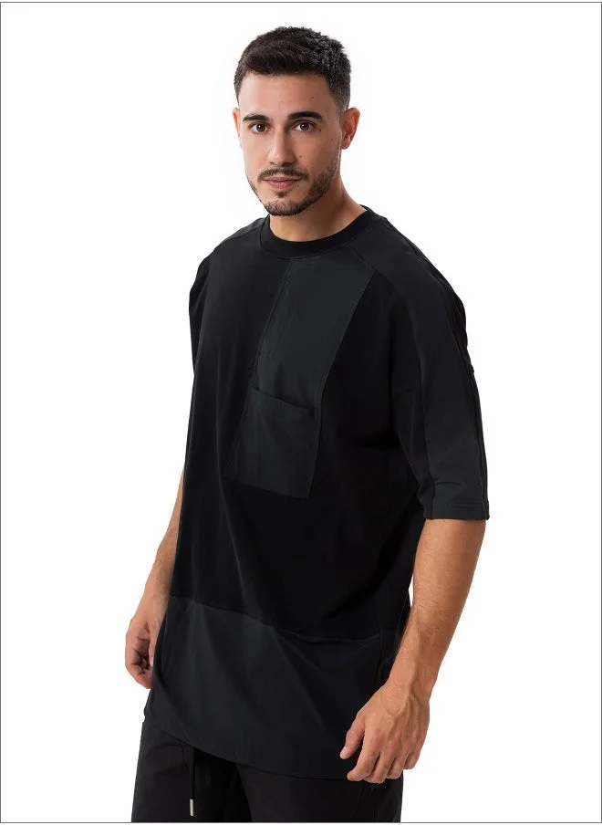 MINIMALIST ATTITUDE T-SHIRT - BLACK