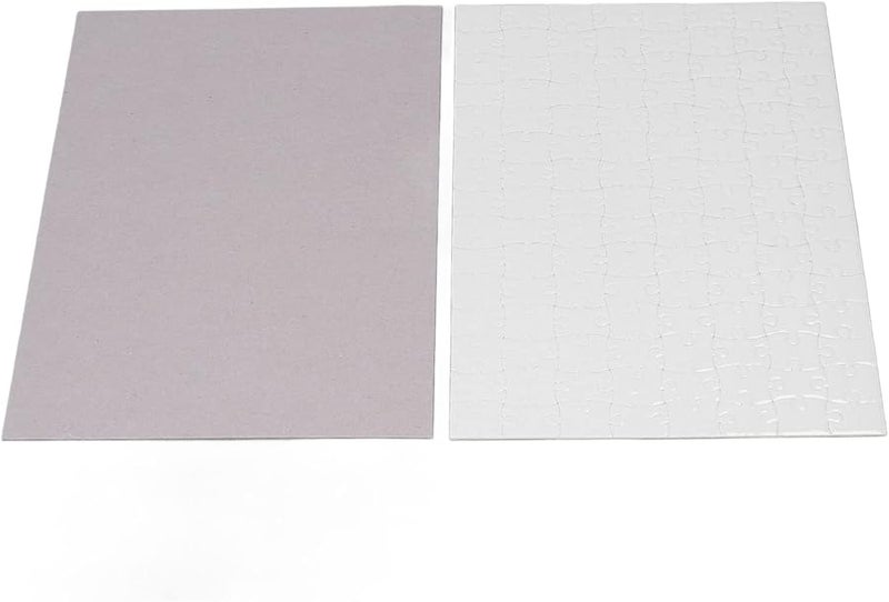 White DIY Sublimation Heat Transfer Puzzle Set 10 Packs 120 Pieces A4 Halloween - Image 5
