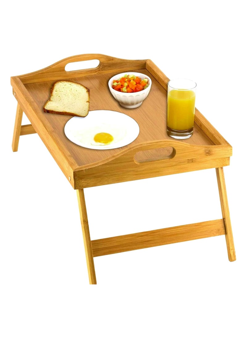 bunca Foldable Breakfast Bar Bedside Table Tray - Image 1