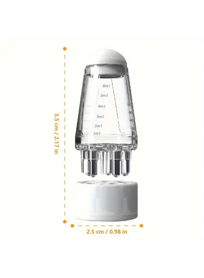 Bright Gray Mini Portable Scalp Applicator For Hair Growth Medications Massager - Image 3