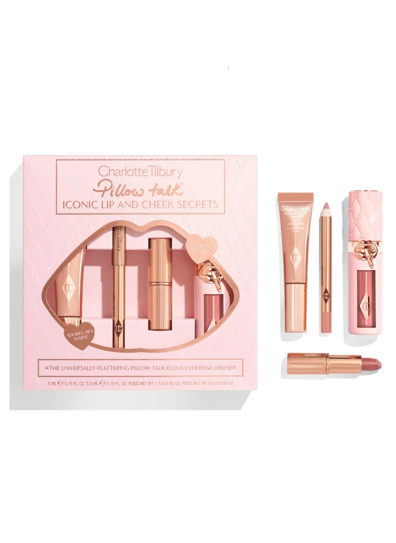 Charlotte Tilbury Pillow Talk Iconic Lip and Cheek Secrets, Savings 12%