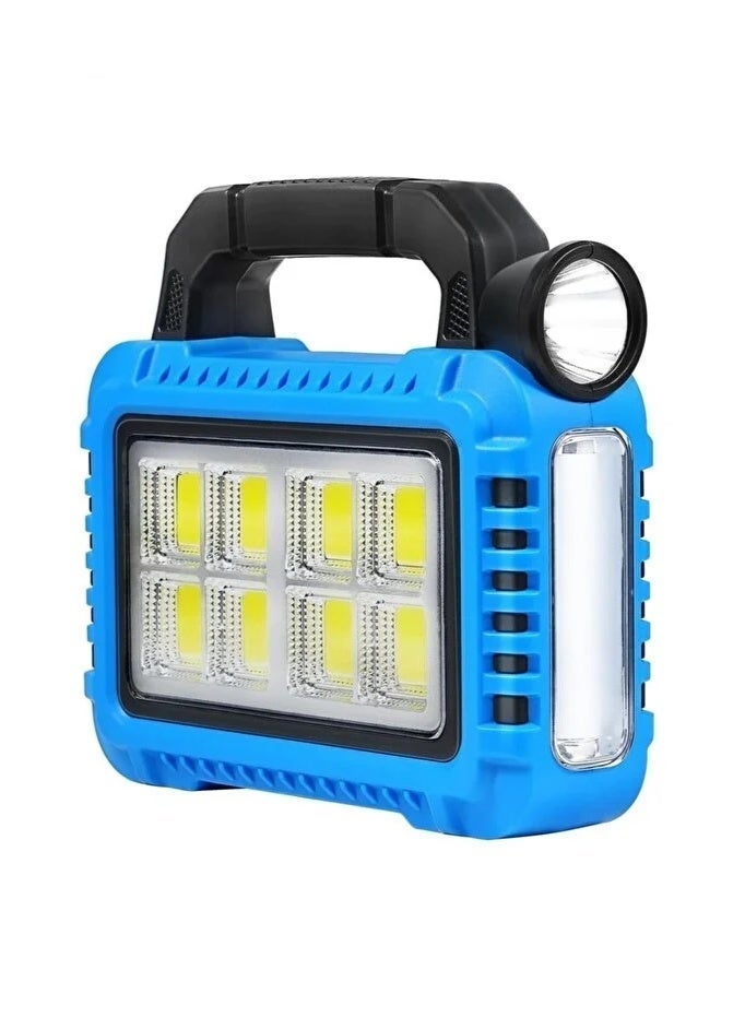 hurry bolt SOLAR MULTIFUNCTIONAL PORTABLE LIGHT Solar Camping Torch Rechargeable USB Rechargeable Power Strip LED Flashlight for Hurricane Emergency Supplies Waterproof Device Charging - Image 1