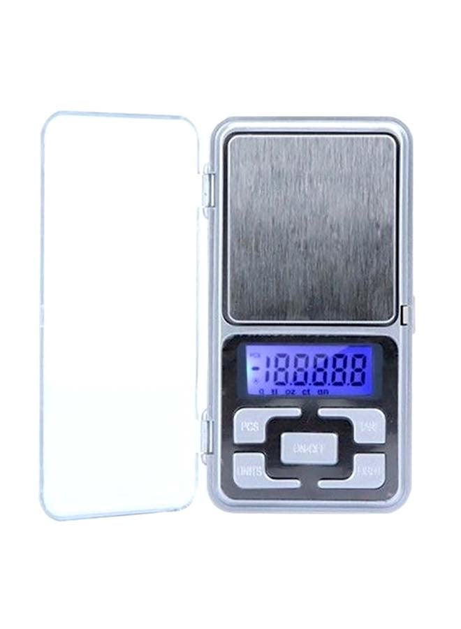 وي هانج مقياس جيب رقمي إلكتروني رمادي فضي