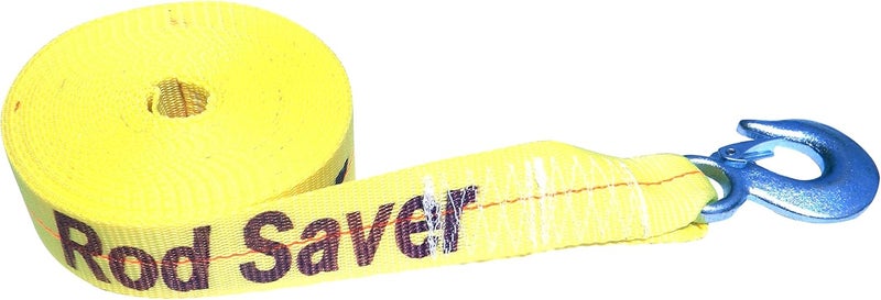 Heavy Duty Replacement Winch Strap, 20', Yellow