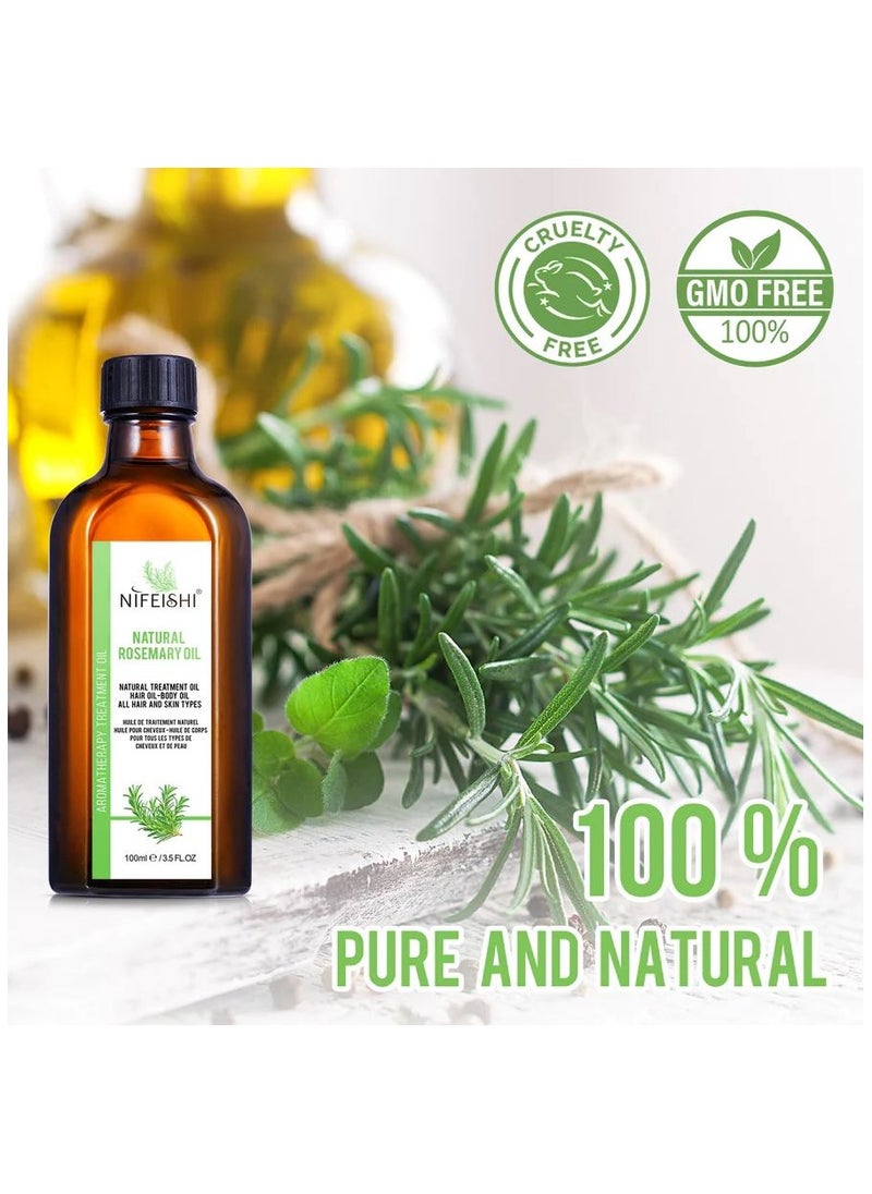 NIFEISHI - Natural Rosemary Oil 2 X 100 ml - Image 1