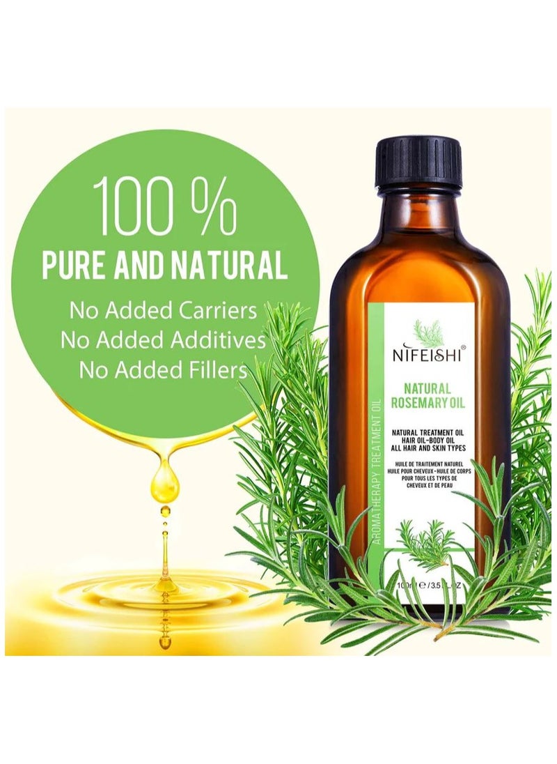 NIFEISHI - Natural Rosemary Oil 2 X 100 ml - Image 1