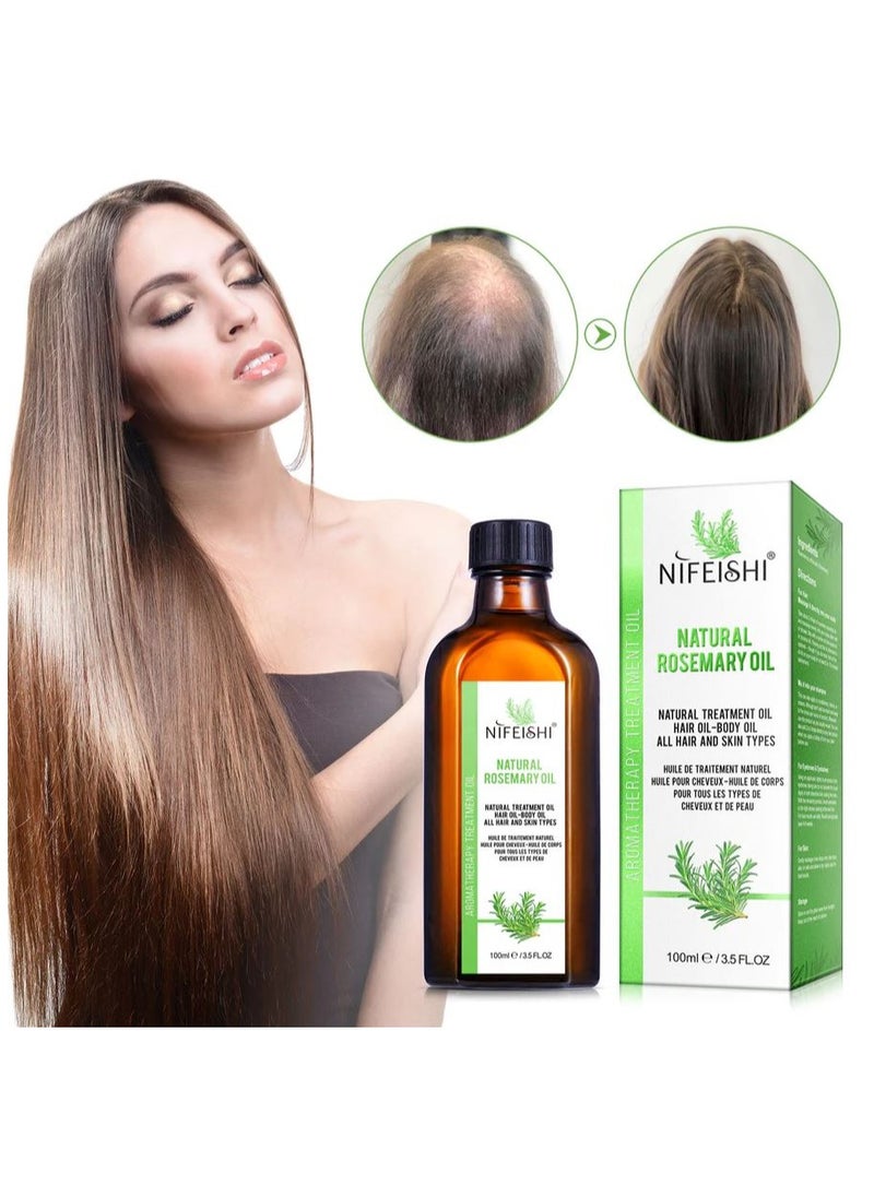 NIFEISHI - Natural Rosemary Oil 2 X 100 ml - Image 1