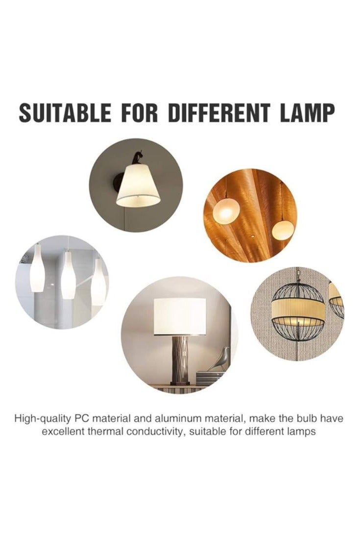Emergency-Rechargeable-Light-Bulb, Stay Lights Up When Power Failure, 1200mAh15W 80W Equivalent LED Light Bulbs for Home, Camping, Tent (Daylight, 4 PK) - Image 5