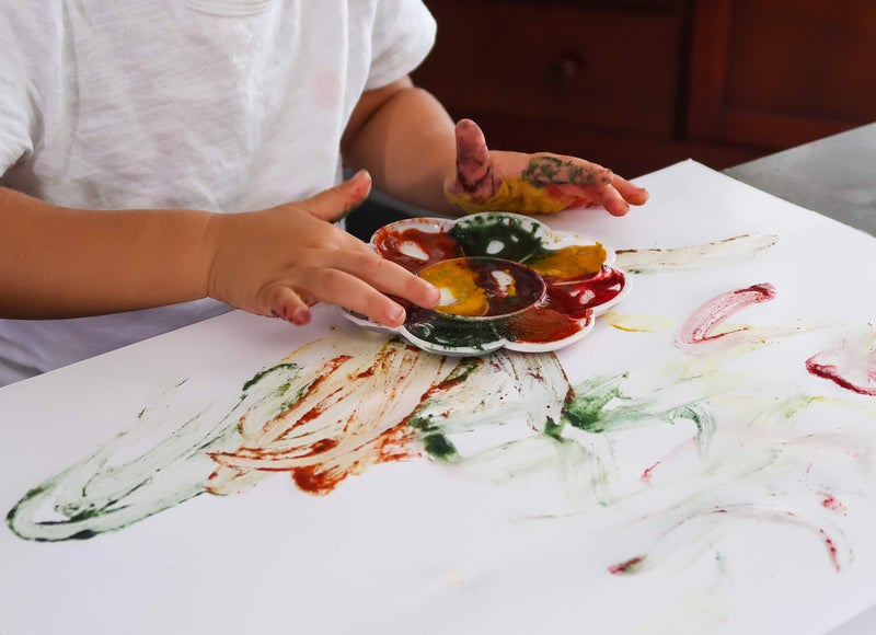 Veggie Baby Vegan Finger Paints for Toddlers, Organic Baby Safe Coloring, Play, Made in USA (5 Colors) - Image 4