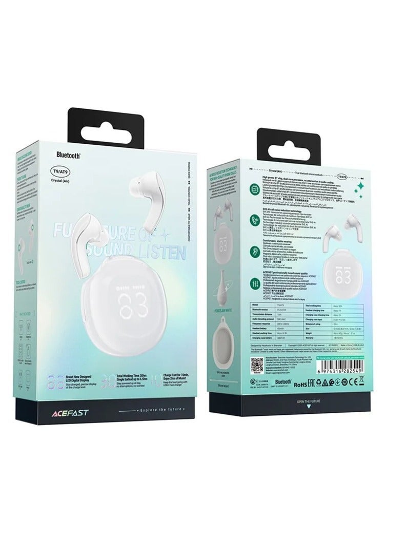 أسيفاست سماعات أذن لاسلكية بلوتوث Acefast T9 Crystal - Image 2
