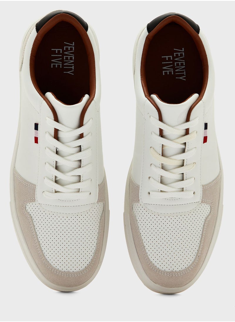 Seventy Five - Casual Webbing Highlight Sneakers - Image 1