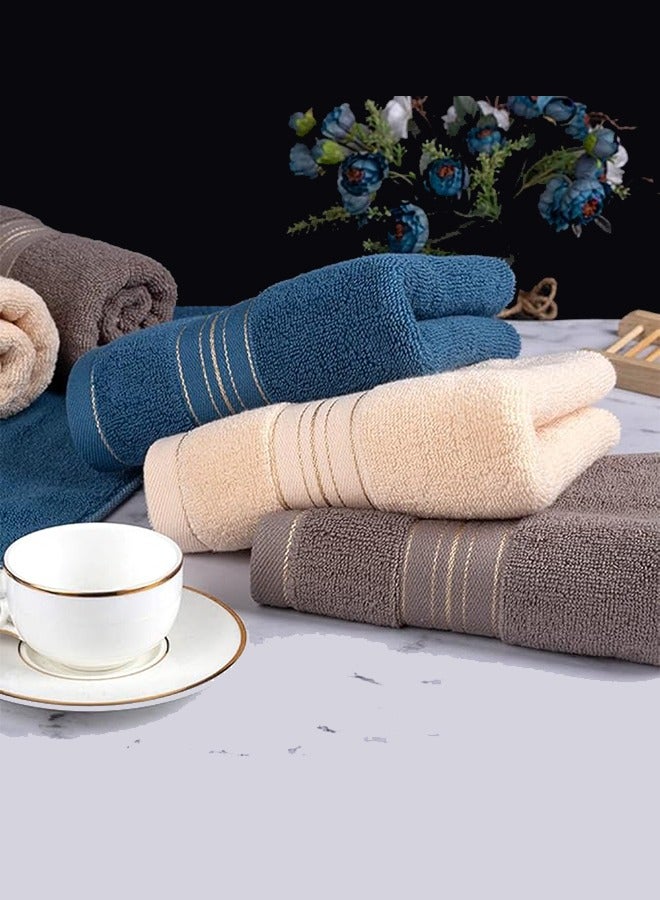 3 Pack Bathroom Hand Towels, Cotton Soft Absorbent Towel Set, 100% Cotton Towels For Face Spa Bathroom Gym Kitchen, 13x30 Inch, Unisex - Image 5