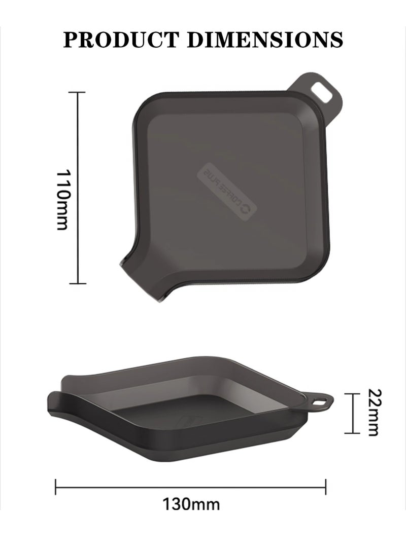 يكسوان مجموعة رذاذ حبوب القهوة الكهربائية وصينية الحبوب – تتضمن شاحن USB، غلاف واقي، وحبل - Image 5