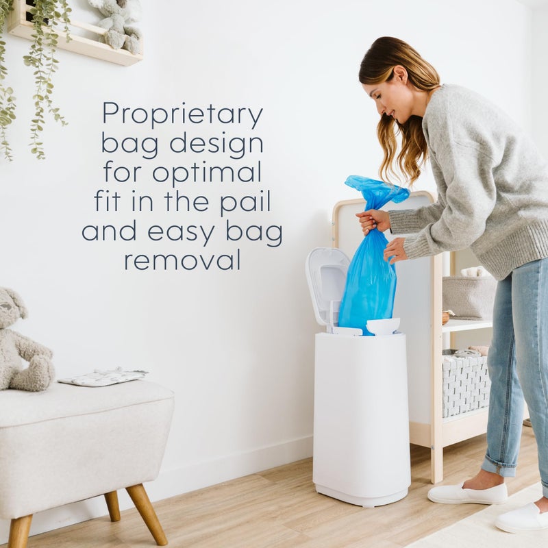 Diaper Genie Easy Roll Refill | 18 Bags Per Refill | Holds Up to 846 Newborn Diapers | Odor Control | Diaper Pail Refill Bags | Fits Diaper Genie Signature & Platinum Pails, Packaging may vary - Image 3