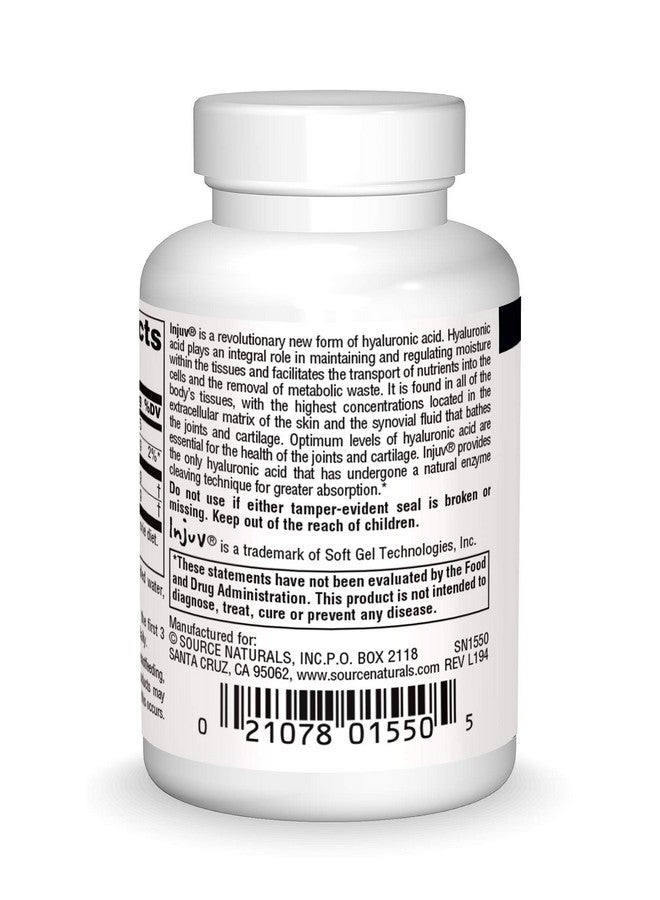 Source Naturals Hyaluronic Acid Injuv 70Mg 60 Softgels - Image 3