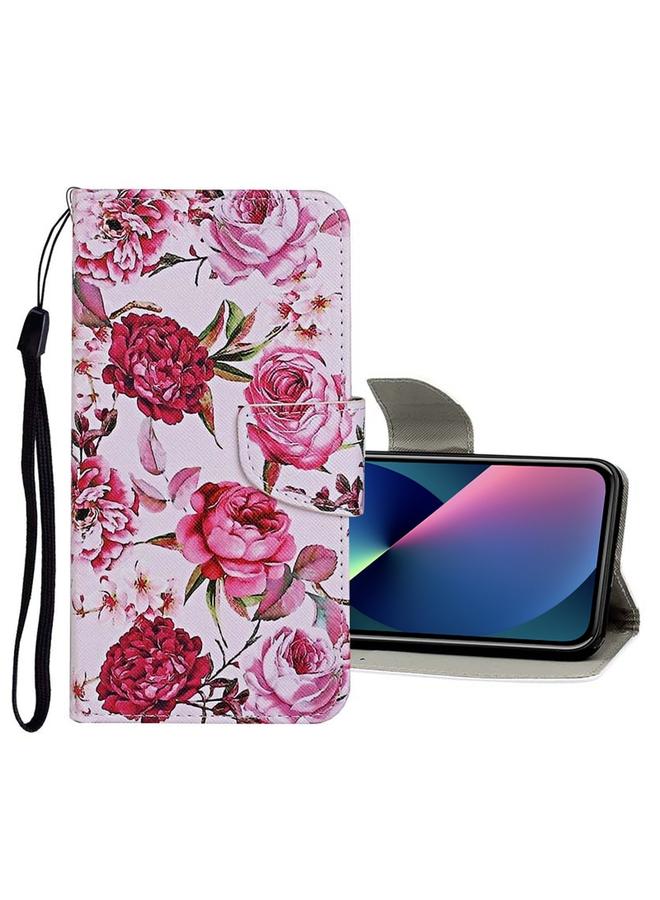 اس-توب جراب جلدي قابل للطي بتصميم رسوم ملونة لهاتف iPhone 13 mini - Image 1