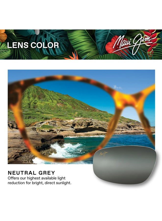 MAUI JIM نظارات شمسية MAUI JIM 219 باللون الأسود مع الأزرق 54 للسيدات - Image 5