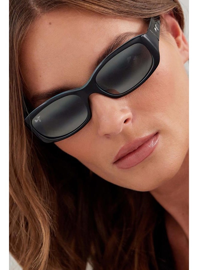 MAUI JIM نظارات شمسية MAUI JIM 219 باللون الأسود مع الأزرق 54 للسيدات - Image 3