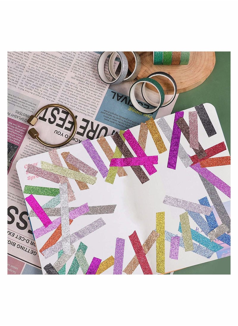 Y&D 30 Rolls Masking Tape Set Decorative Craft Collection For DIY And Gift Wrapping With Colorful Designs Patterns Random Color  - Image 4