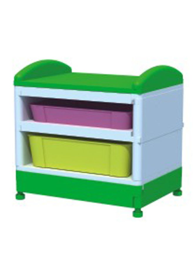 New Kindergarten Parent-child Garden Children's Free Combination Cabinet Locker Storage Rack Injection Molding Universal Cabinet With Basket - Image 5