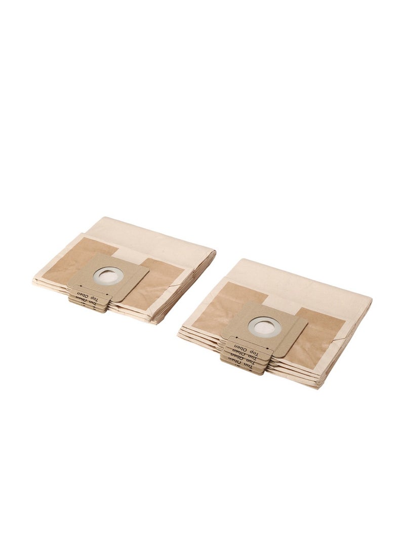 Bluejw - 10pcs Pack Paper Filter Bags Compatible For Karcher, Karcher Model WD3 WD3P Bag Wet & Dry Vacuum Cleaner - Image 1