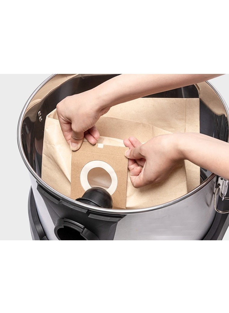 Bluejw - 10pcs Pack Paper Filter Bags Compatible For Karcher, Karcher Model WD3 WD3P Bag Wet & Dry Vacuum Cleaner - Image 1