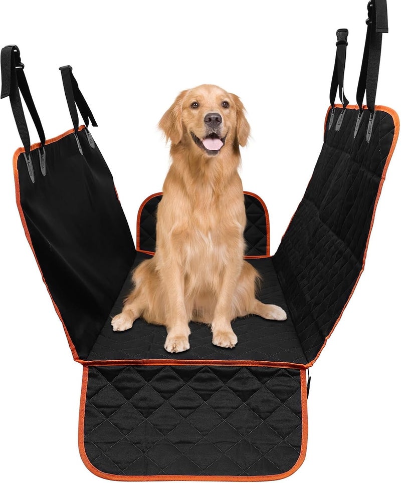 Waterproof Dog Car Seat Cover Pet Seat Protector with Colored Edge 137x147cm Non-Slip Backseat Mat for Suvs Trucks Travel - Image 1