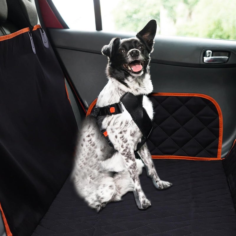 Waterproof Dog Car Seat Cover Pet Seat Protector with Colored Edge 137x147cm Non-Slip Backseat Mat for Suvs Trucks Travel - Image 4