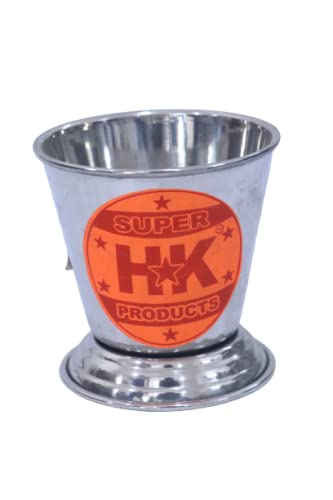 Super HK Super HK Stainless Steel BucketBalti for Serving Dishes Without Handle  - Image 1