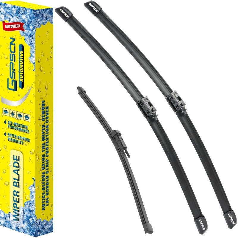 GSPSCN 3 Wipers For MercedesBenz GLC250GLC300GLC300eGLC350eGLC43 AMGGLC63 AMG 20232016Original Equipment Windshield Wiper Blades Set 222212Set of 3