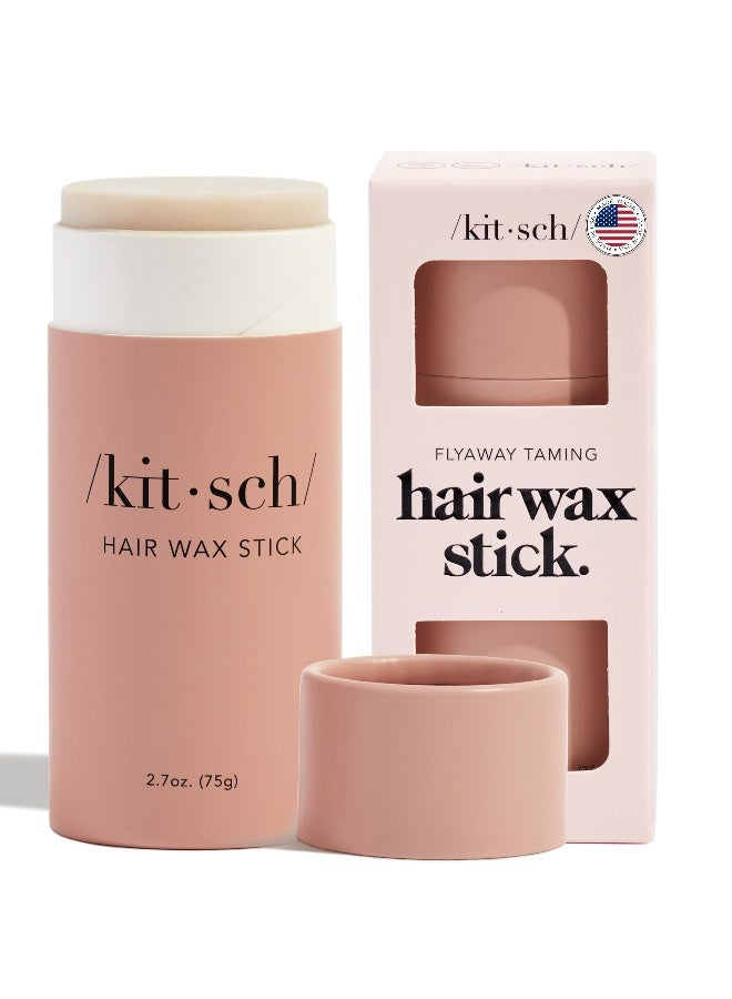 Kitsch Kitsch Hair Wax Stick for Women Men Hair Slick Back Stick AntiFrizz and Fly Away Hair Tamer No Residue Hair Finishing Stick for Flyaways All Day Hold Styling Product for Smoothing Hair Strands 