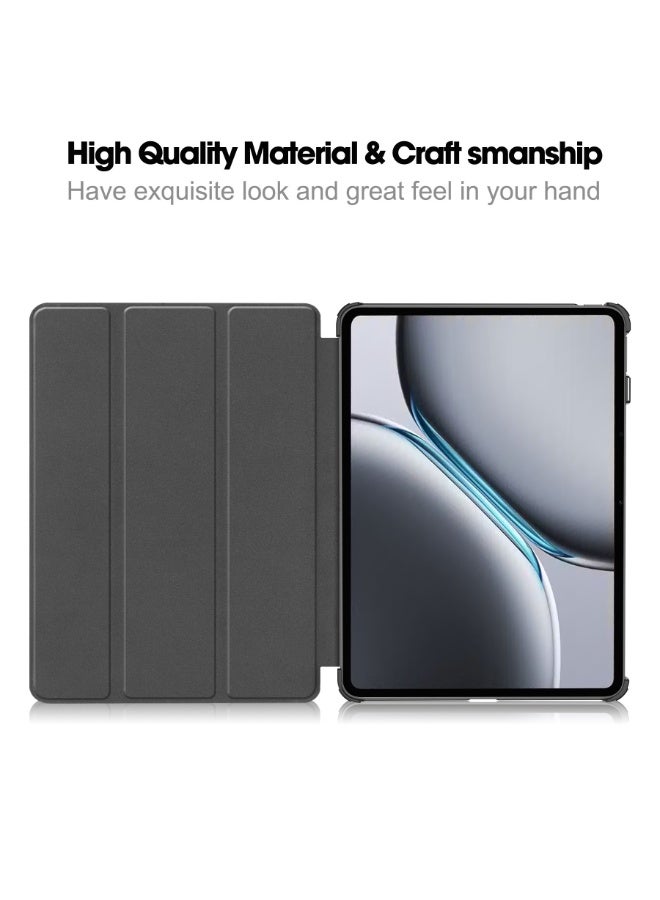 جراب لوحي لـ OnePlus Pad 2، جراب جلد ممتاز مزود بغطاء، رقيق جدًا وخفيف الوزن، غطاء لجهاز لوحي OnePlus Pad 2 - Image 2
