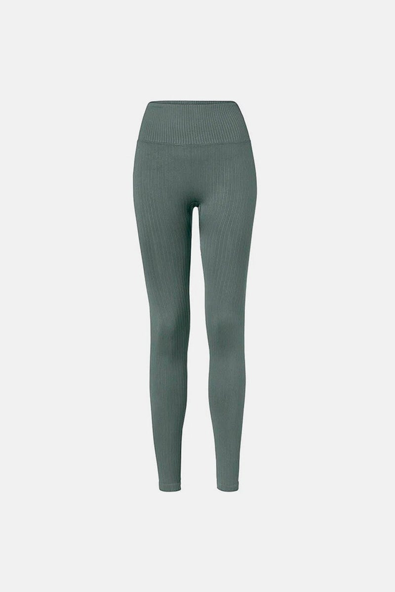 Tchibo Women Seamless Pull On Tights, Olive - Image 3