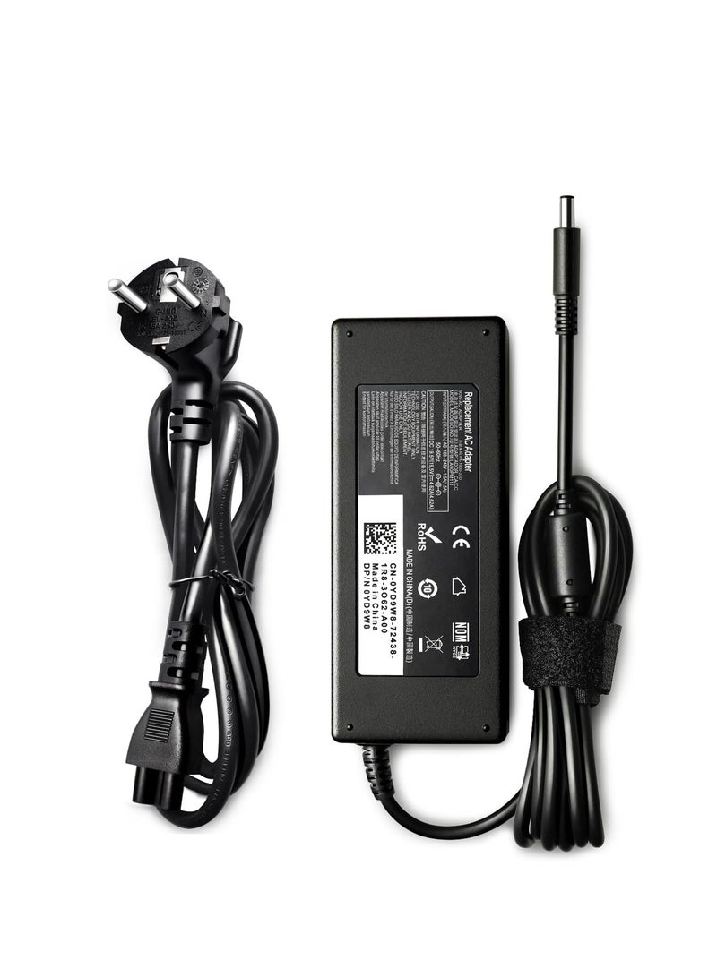 Terabyte 90W 19.5V 4.62A Laptop Charger for Dell XPS 14 15 Latitude E6230 E6320 E6400 E6410 E6420 E7440 Vostro 1540 3460 3560 3750 Inspiron E1405 E150 E15 Precision Series Notebook (7.4 x 5.0 mm) - Image 2