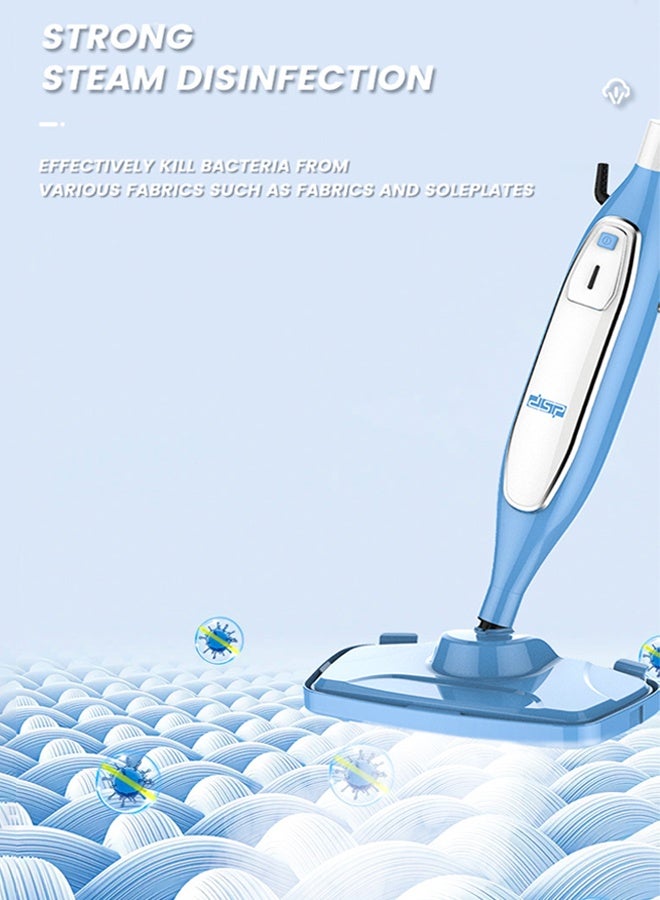 DSP 8-in-1 Steam Mop for Floor Cleaner with Detachable Handheld & Swivel Steering,All-in-One Mopping and Sanitizing Floor Cleaner,20 Sec Heat-Up,Removable Water Tank,Chemical-Free Cleaning,Safe for All Sealed Floors,1250W KD2036 - Image 4