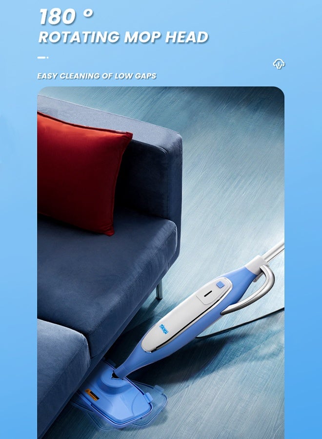 DSP 8-in-1 Steam Mop for Floor Cleaner with Detachable Handheld & Swivel Steering,All-in-One Mopping and Sanitizing Floor Cleaner,20 Sec Heat-Up,Removable Water Tank,Chemical-Free Cleaning,Safe for All Sealed Floors,1250W KD2036 - Image 5