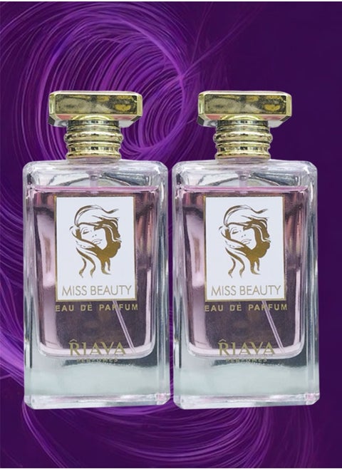 2 Pieces Miss Beauty Perfume 100ml EDP