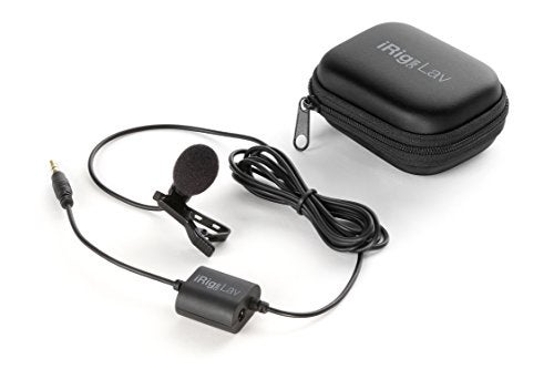 IK Multimedia iRig Mic Lav Lapel Microphone, omnidirectional Condenser lavalier Microphone with 1/8" TRRS Jack, Headphone Out and Daisy-Chaining for iPhone, iPad, Android, Mac, PC - Image 1