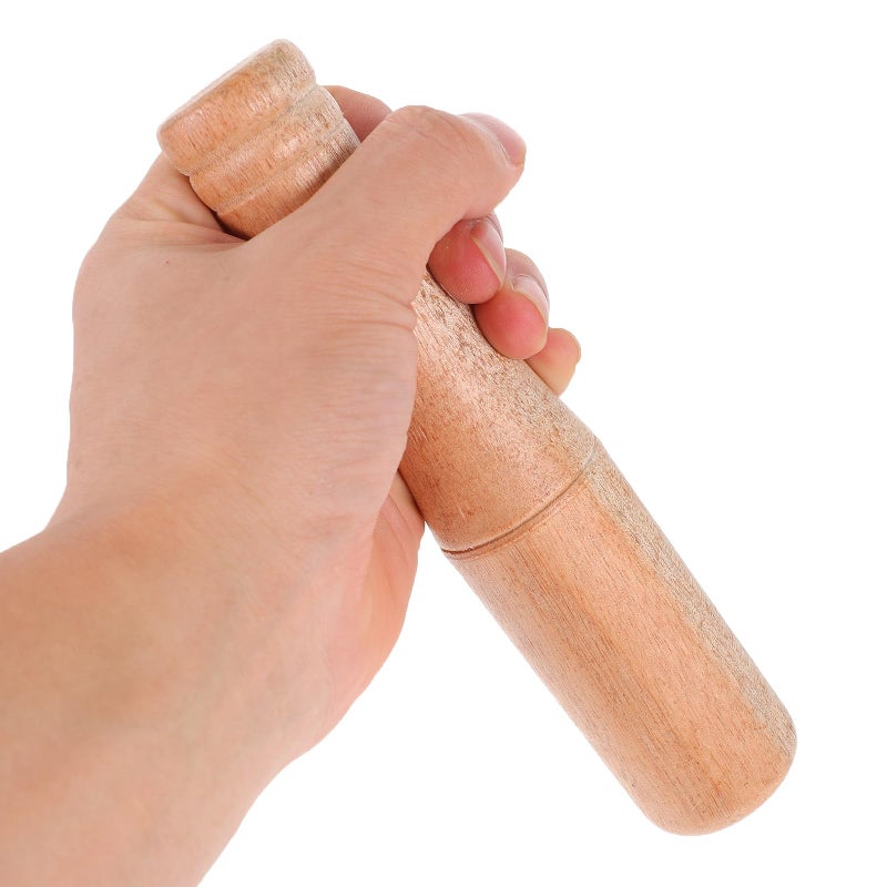 DOITOOL Wooden Pestle Professional Artisan Hardwood Pestle Food Grinding Stick Tool for Bartender and Home Use (Random Color) - Image 4