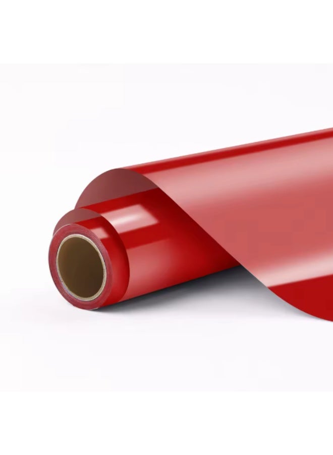 ركس رول ستيكر لون احمر للرسم و الطباعة لاصق 50 متر * 1.22 سم - Image 1