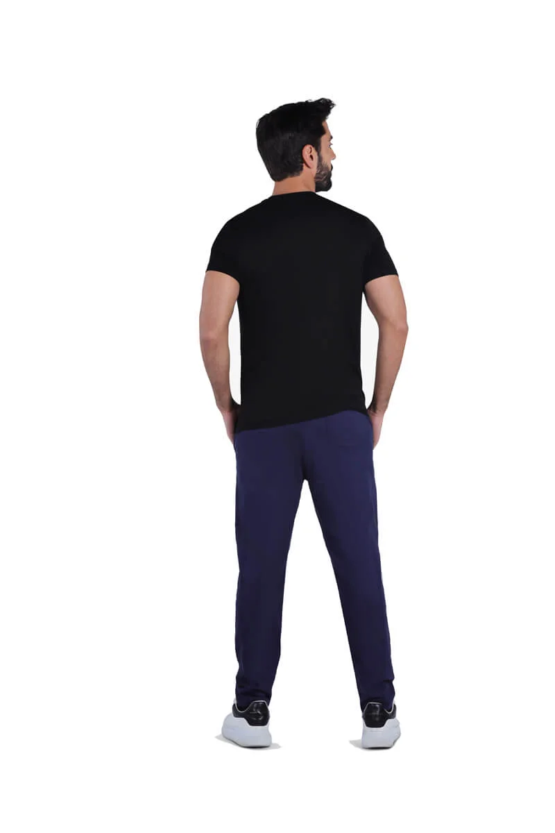 Yeseco  Black Athleisure T-Shirt – Ultra-Soft Bamboo Viscose Tee for Men | Best Price UAE
