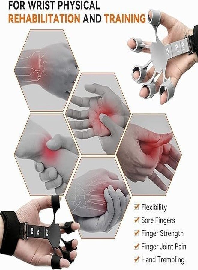 xyno Hand Grip Strengthener Combo Pack with Counter & Forearm Exerciser | Adjustable Resistance Grip Trainer for Hand, Wrist & Finger Strength - Image 5