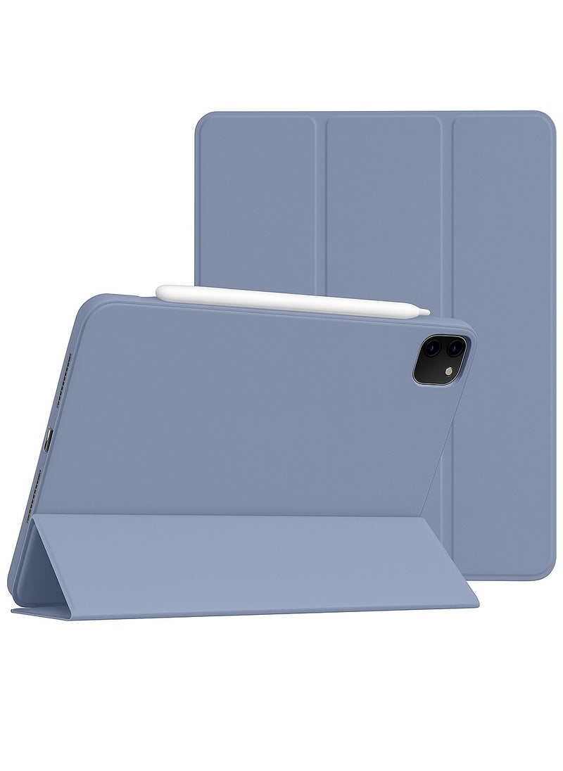 Protect PROTECT iPad Pro 11-inch (2024) Magnetic Cover | Trifold Stand | Auto Sleep/Wake | Silicone | Blue | Model: MIPADP11SBLU  - Image 2
