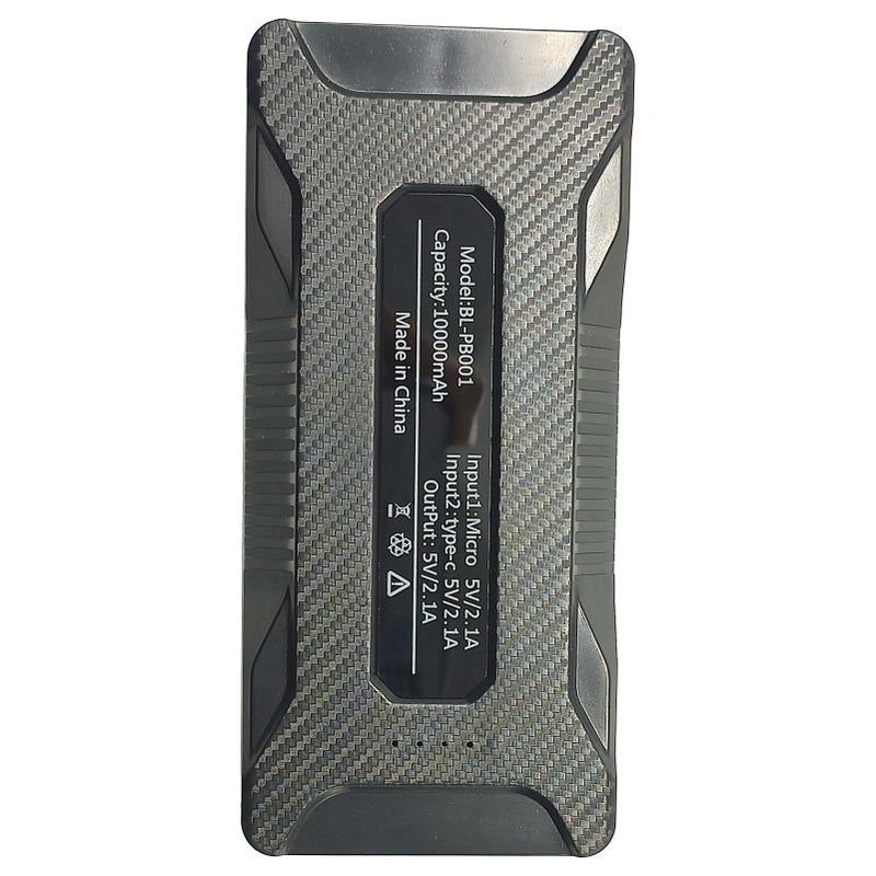 Portable Charger Lightweight 10000mAh Power-Bank Fast Charging Power Bank Bright Flashlight Power Bank for Cellphones Tablet BT Headphones - Image 1