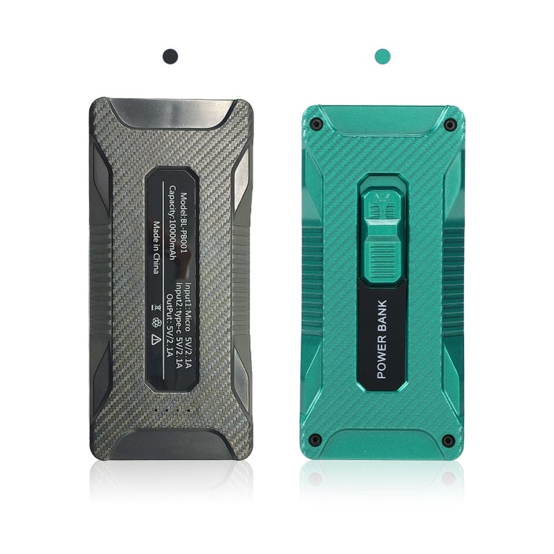 Portable Charger Lightweight 10000mAh Power-Bank Fast Charging Power Bank Bright Flashlight Power Bank for Cellphones Tablet BT Headphones - Image 2
