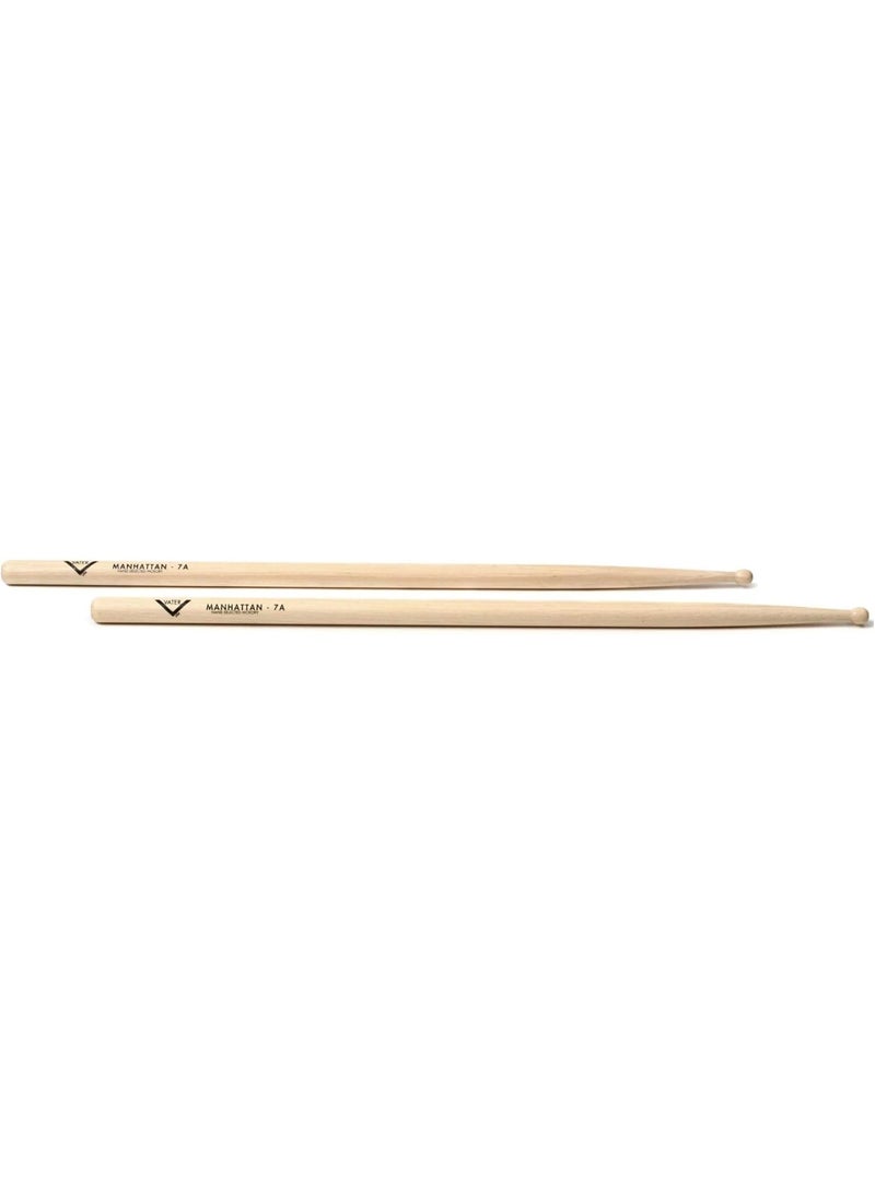 Vater 7A Wood Tip Hickory Drum Sticks, Pair - Image 3