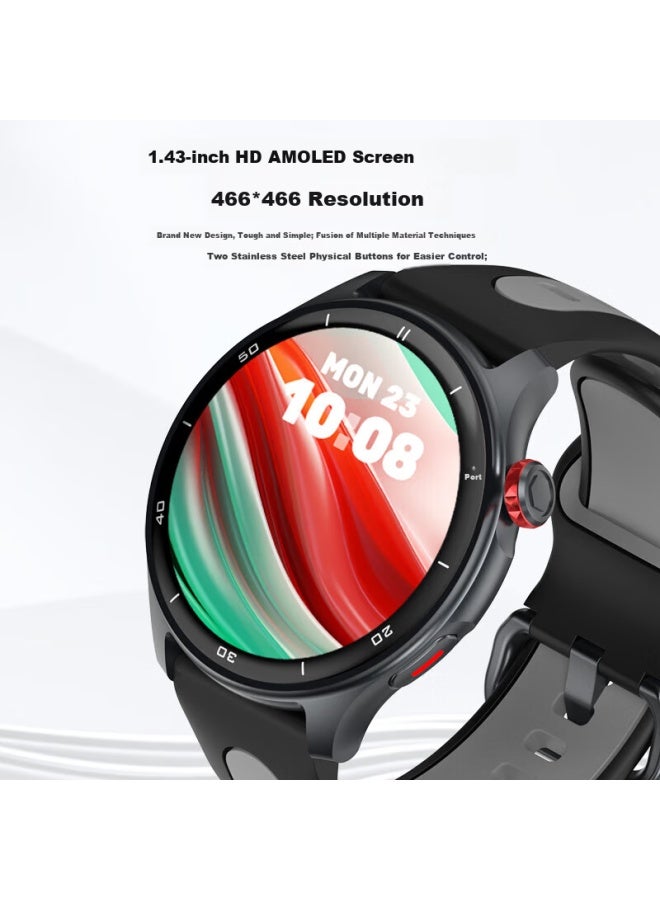 Kpep [professional Sports] Gps Five-star Dual-frequency Positioning Outdoor Running Professional Swimming Cycling Hiking Heart Rate Pace Blood Oxygen Monitoring Sports Trajectory Smart Sports Watch - Image 2